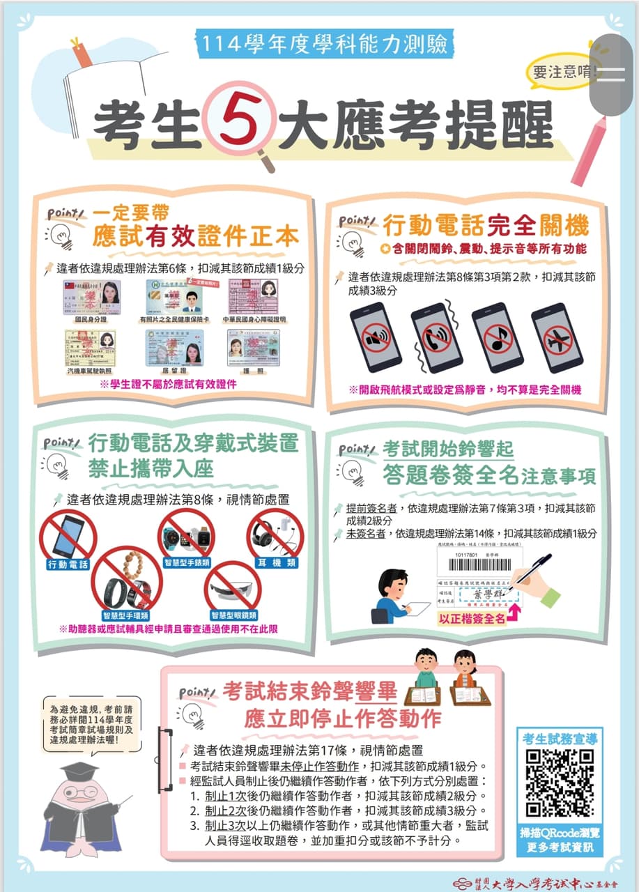 學測考生必看這6張圖 - 考試板 | Dcard