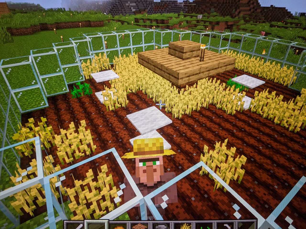 #發問 為什麼我的村民小麥農場不太會動 - Minecraft板 | Dcard