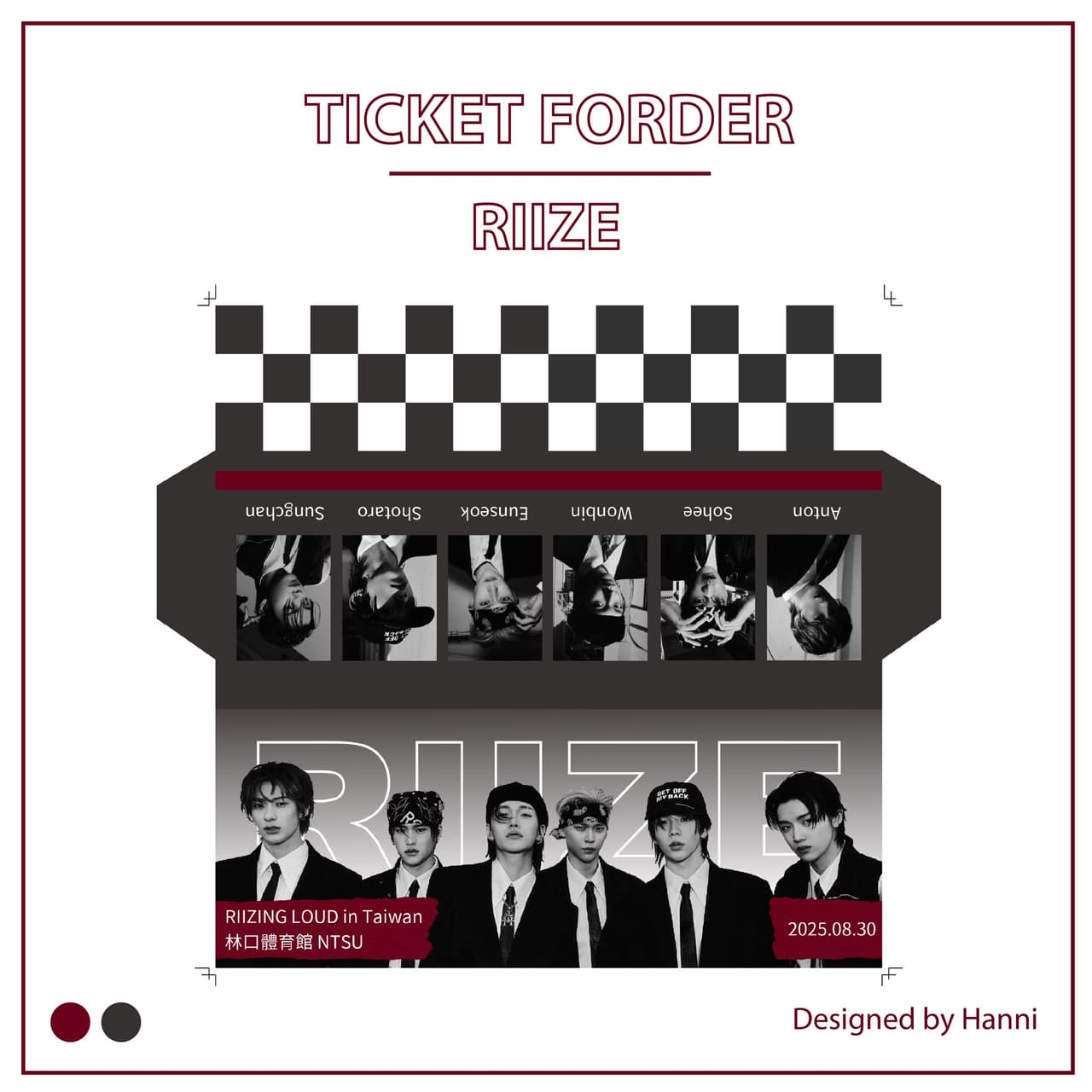 #分享 RIIZE RIIZING LOUD in Taipei 自製票夾 - RIIZE板 | Dcard