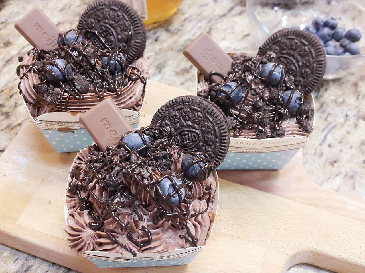 超罪惡的OREO 杯蛋糕（double Chocolate） - 美食板 | Dcard