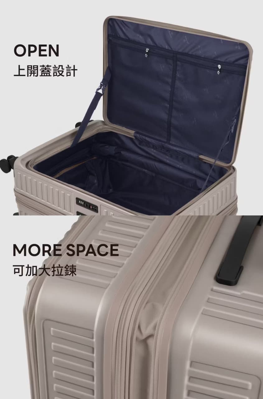 行李箱推薦|9款PTT熱門前開式行李箱評比:Deseno、N megapx