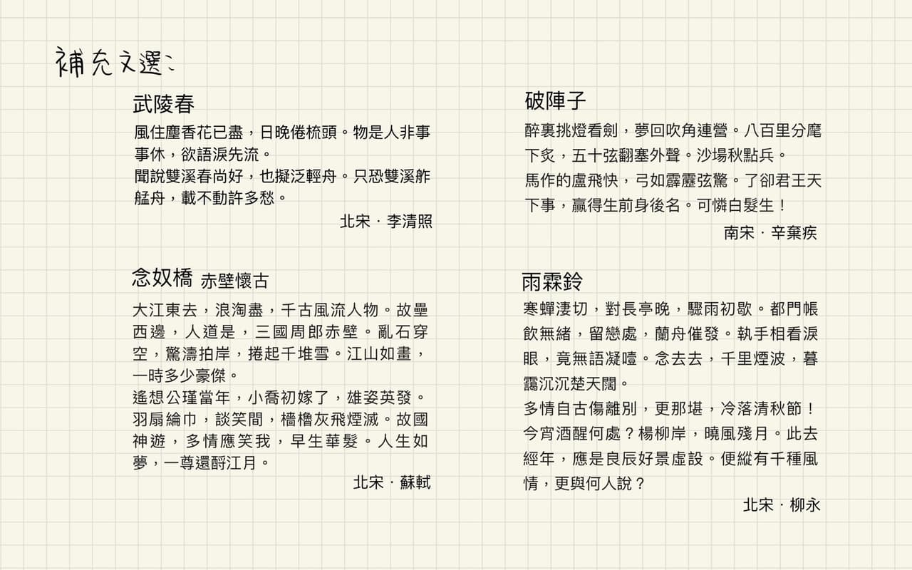 #高中筆記#國文 文學流變—韻文 - 升大學考試板 | Dcard