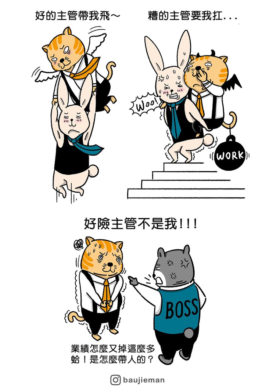 您的職場主管是哪一邊 - 插畫板 | Dcard