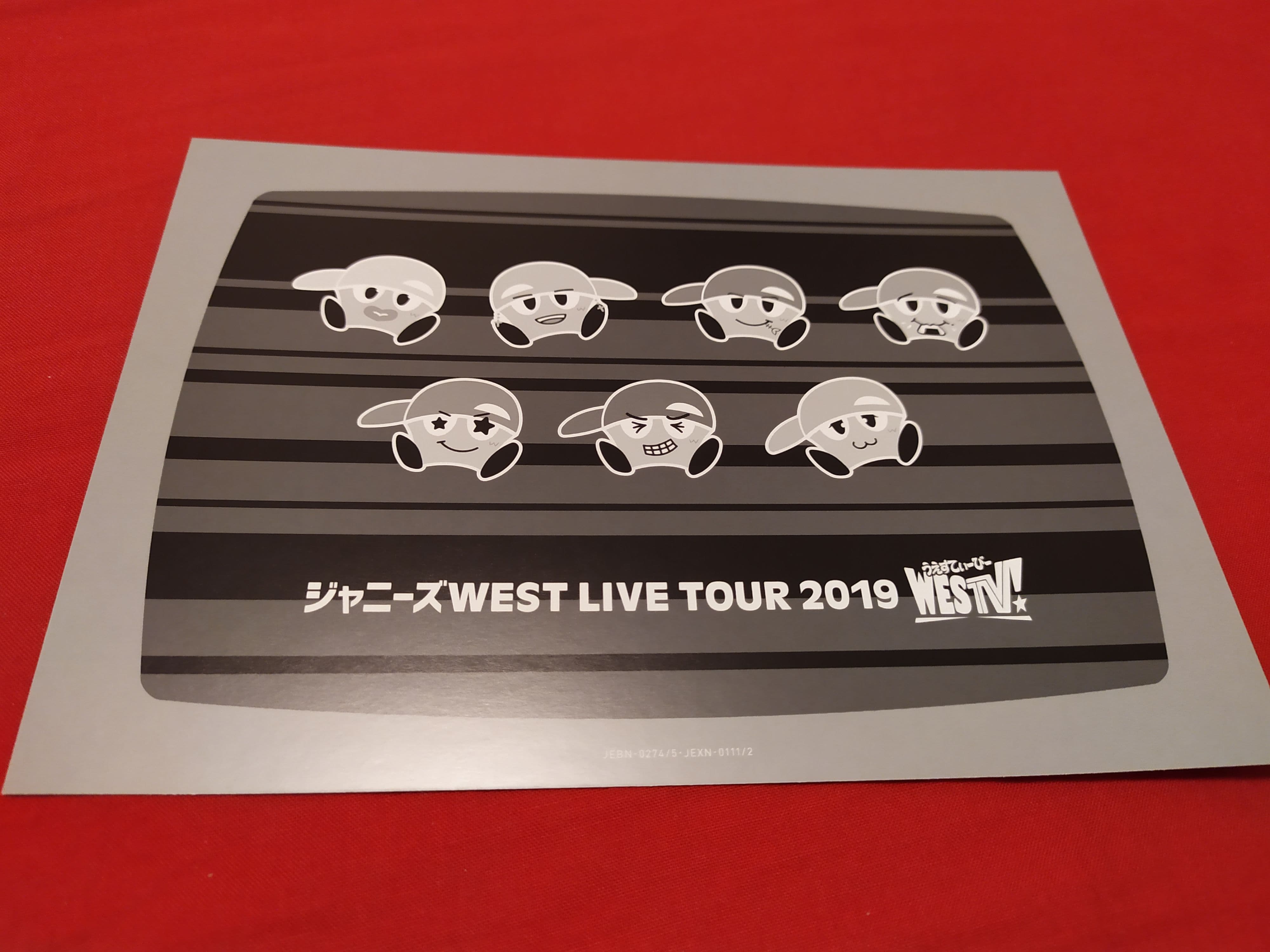 開箱ジャニーズWEST LIVE TOUR 2019 WESTV! 初回BD盤🌈 - 追星板 | Dcard