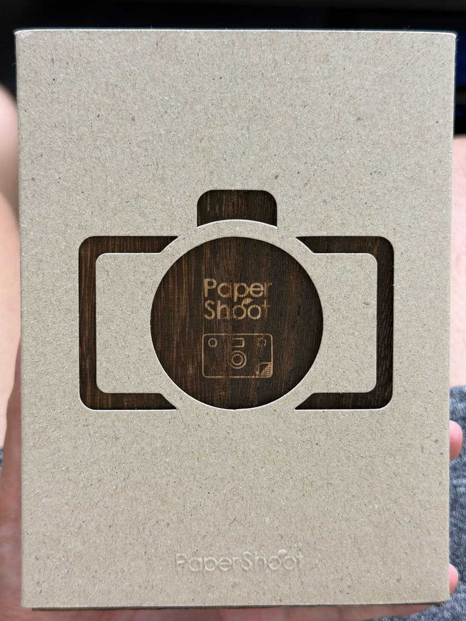 #我要賣 （全新）Paper shoot 木盒精裝紙相機 - 二手交易板 | Dcard