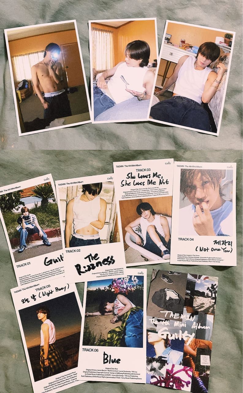#分享 泰民 Guilty專輯 box版開箱 買到賺到 - 追星板 | Dcard