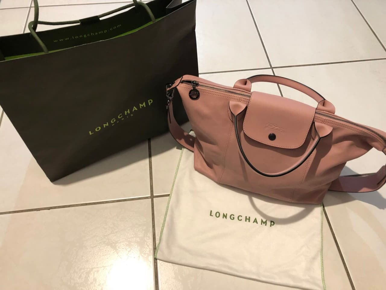 Longchamp Le Pliage Cuir Club系列開箱 精品板 Dcard