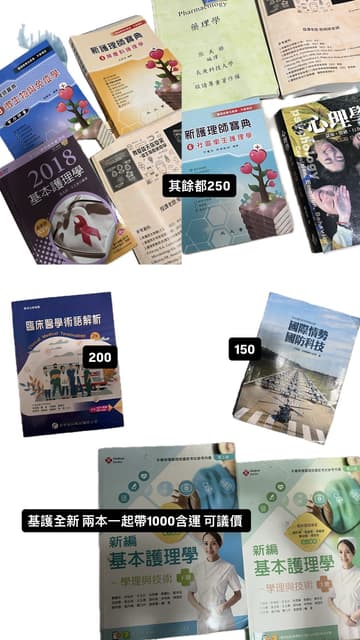 工具書出二手護理用書- 書籍板| Dcard