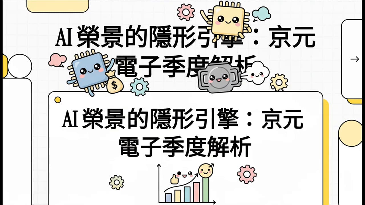 標的台股京元電(2449) 2025 第三季法說會AI 榮景的隱形引擎- 股票板| Dcard