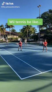 真人版Wii網球