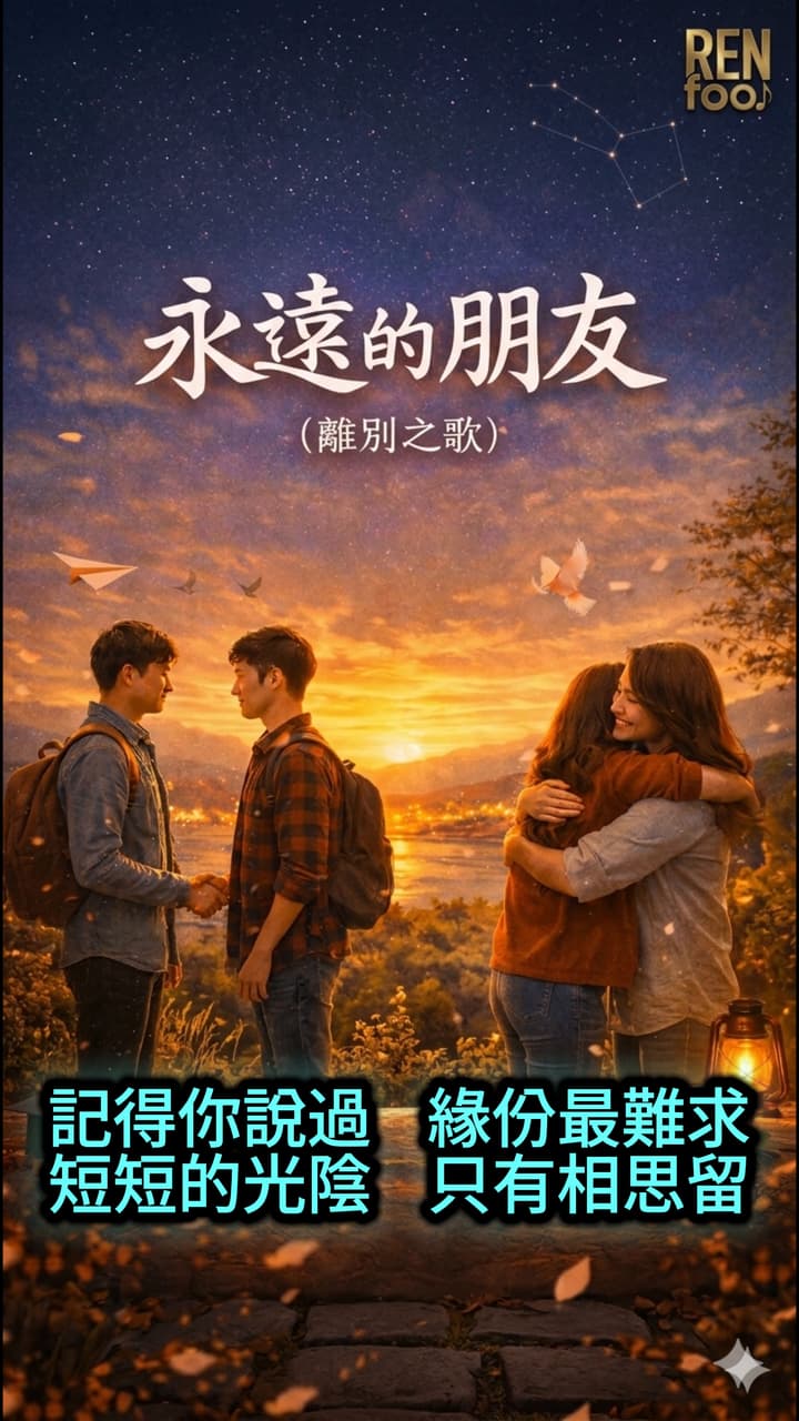 #原創 REN fool — 永遠的朋友(離別之歌) | 2026畢業歌推薦：畢業/離別 3+2 系列巡禮-最終回 - 音樂板 | Dcard