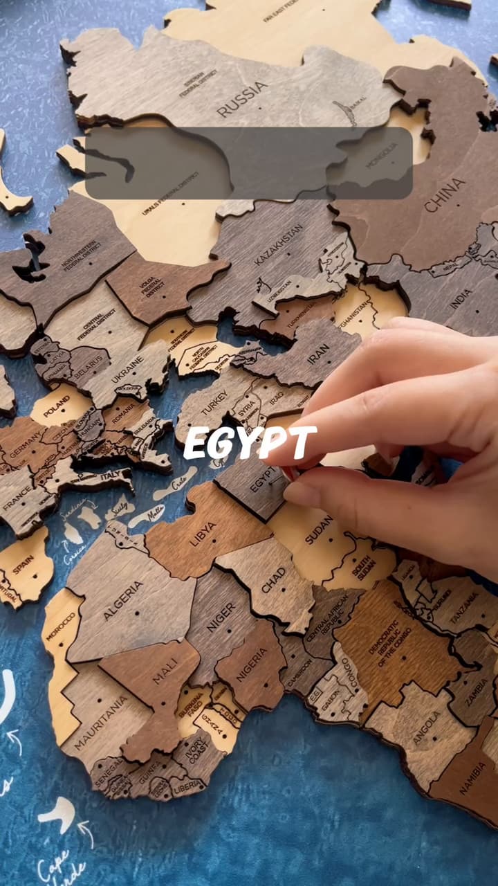 木質世界地圖.ᐟ.ᐟ.ᐟ - 喜歡無印但買不起的少女(@huahcc) | Dcard